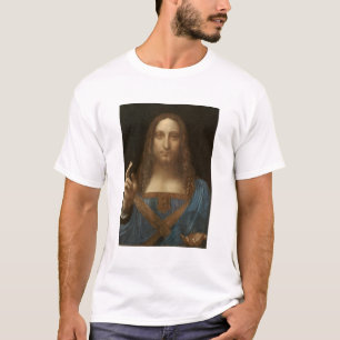 Camiseta Da Vinci, salvador del mundo, salvador Mundi
