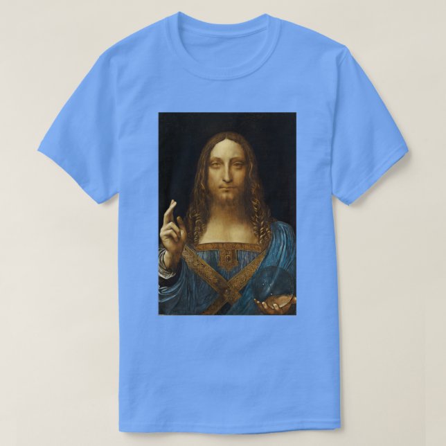 Camiseta Da Vinci Salvator Mundi 2 (Diseño del anverso)
