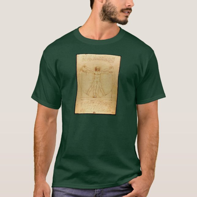 Camiseta Da Vinci Vitruve Lucas Viatour (Anverso)