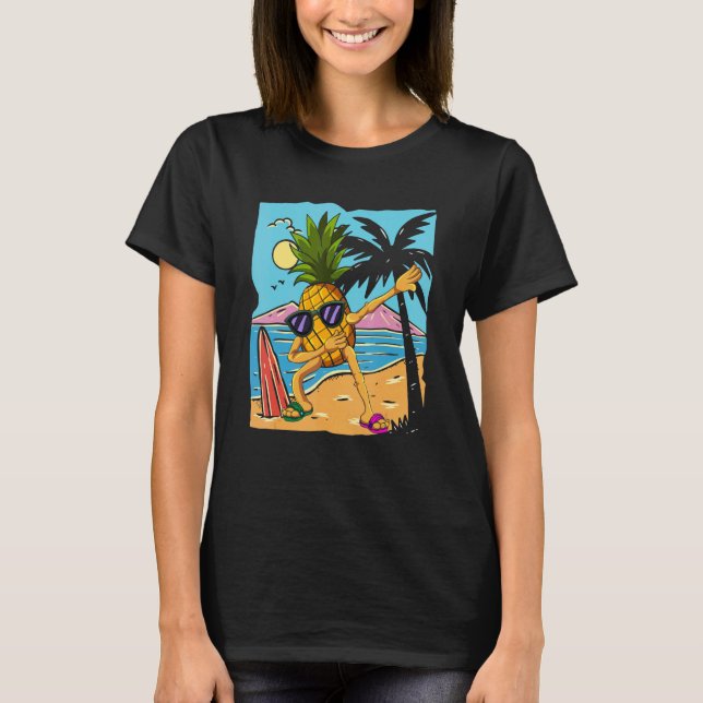 Camiseta Dab Beach Fruit Tropical Summer Vacation Dabbing P (Anverso)
