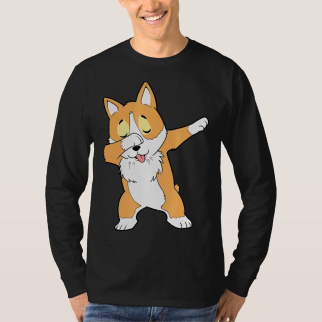 Camiseta Dab Corgi Dabbing Corgi (Anverso)