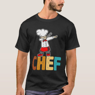 Camiseta Dab Dabbing Chef Cocinando Guru Cocina Retro