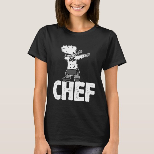 Camiseta Dab Dabbing Chef Cooking Guru  Cook Retro Culinary (Anverso)