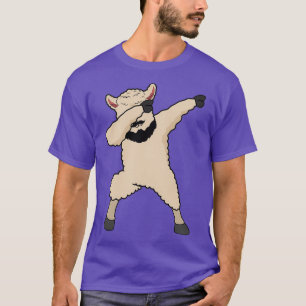Camiseta Dab Dabbing Lama Beard Llama Asistente para regalo