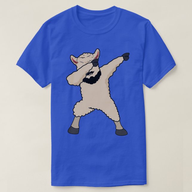 Camiseta Dab Dabbing Lama Beard Llama Asistente para regalo (Diseño del anverso)