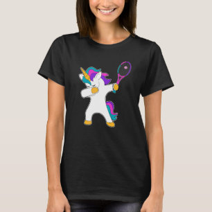 Camiseta Dab Dabbing Unicornio Ropa de Tenis Jugando Unicor