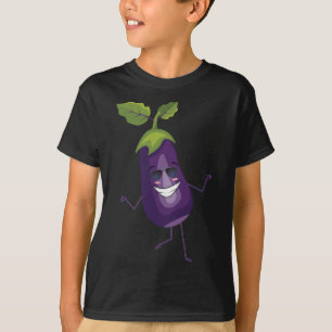 Camiseta Dab Eggplant Dancing Dabbing Eggplant Fruto