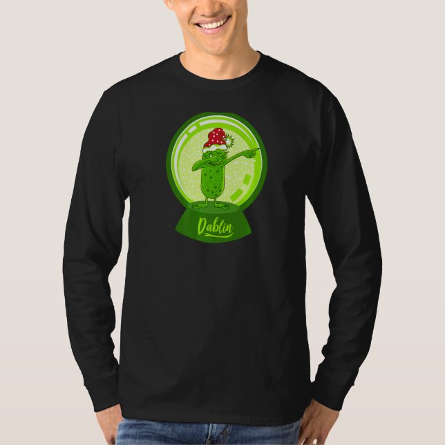 Camiseta Dab Elf Goblin Snowball Snow Globe Dabbing Christm (Anverso)
