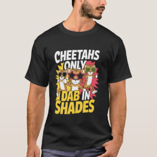 Camiseta Dab En Gafas Cheetah Cool Animales Diversión
