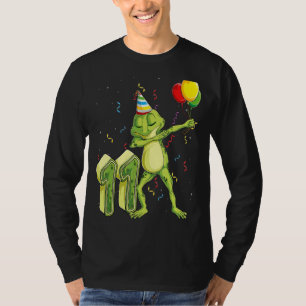 Camiseta Dab Frog 11º cumpleaños Once años Bday Ki