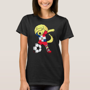 Camiseta Dab Golden Retriever República Dominicana Fanático