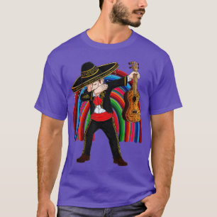 Camiseta Dab Mexicana Mariachi disfraz Charro Cinco De Mayo