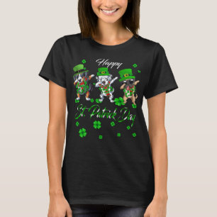Camiseta Dab Rottweiler Dalmatian Pug feliz patrín