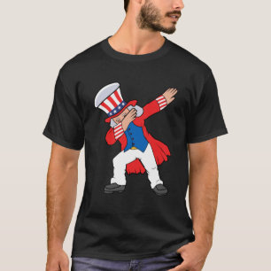Camiseta Dabbing Abraham Abe Lincoln Patriótico 4 De Julio