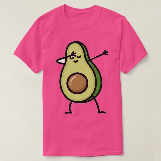 Camiseta Dabbing Aguacate 3 (Diseño del anverso)