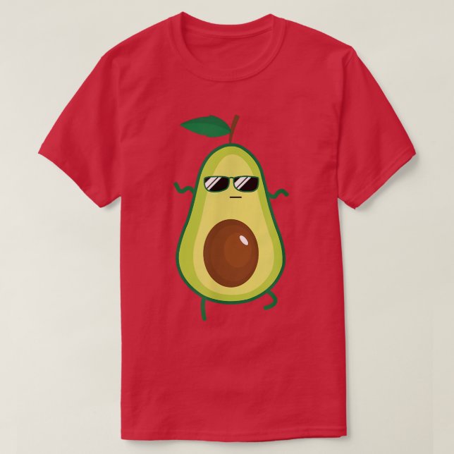 Camiseta Dabbing Aguacate Funny Vegan Food Lover Tee Kids W (Diseño del anverso)