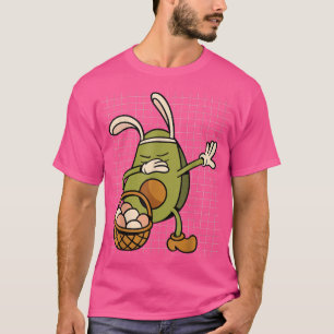 Camiseta Dabbing Aguacate Semana Santa Bunny Huevos Cesta F