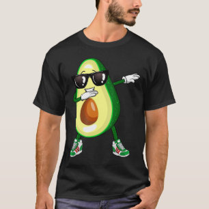 Camiseta Dabbing Aguacate Shirny Funny Vegan Food Lover Tee