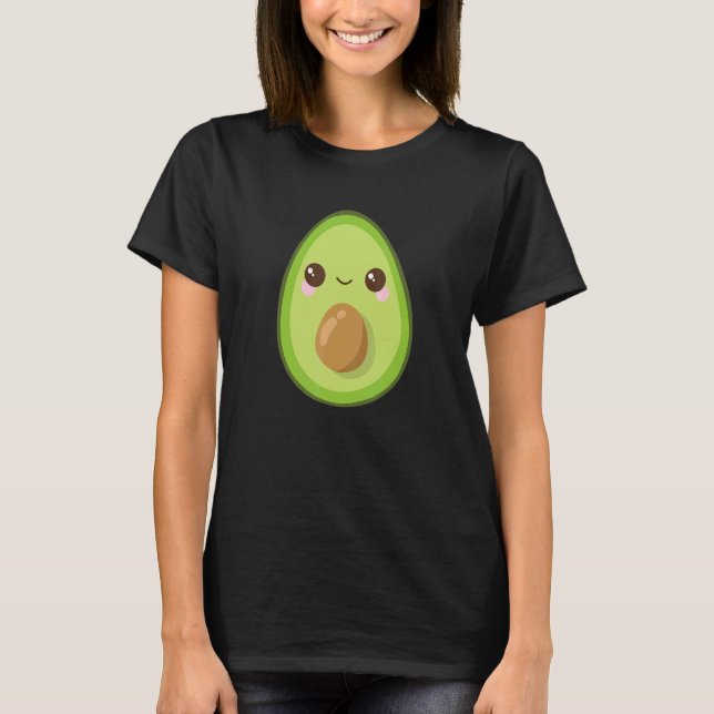 Camiseta Dabbing Aguacate Vegan Food Kids Mujeres (Anverso)