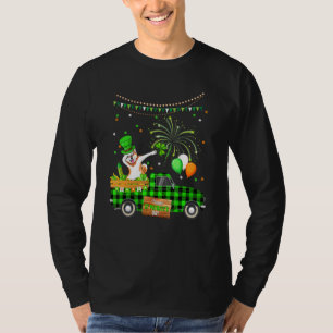 Camiseta Dabbing Akita Dog Shamrock St Patrick's Day