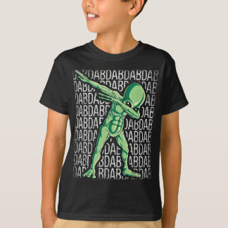 Camiseta Dabbing Alien Dab Hip Hop Graciosos OVNI Boys