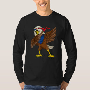 Camiseta Dabbing American Bald Eagle 4 De Julio Dab Boys G