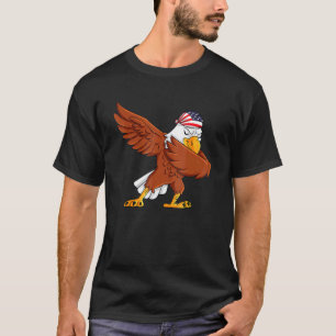 Camiseta Dabbing American Bald Eagle 4 De Julio Dab Boys G