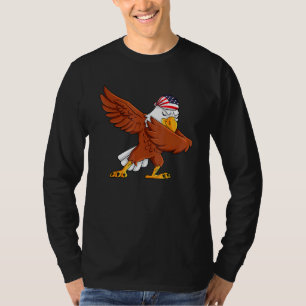 Camiseta Dabbing American Bald Eagle 4 De Julio Dab Boys G