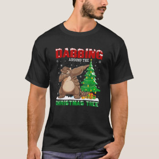Camiseta Dabbing Around the Christmas Tree Bobcat Coste de