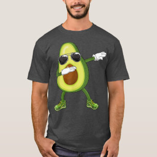 Camiseta Dabbing avocado cinco de la lengua vegetariana de 