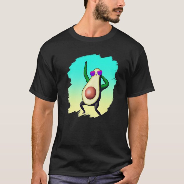 Camiseta Dabbing Avocado Dancing Dance Avocados (Anverso)