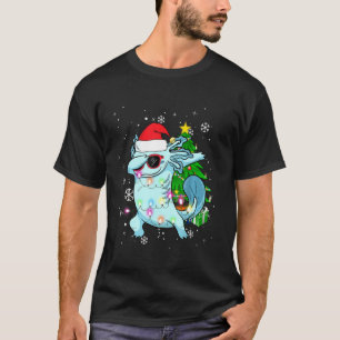 Camiseta Dabbing Axolotl  Kids Boy Youth Christmas Pajamas