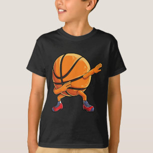Camiseta Dabbing Ball Fun Bola de baloncesto Hombres Deport