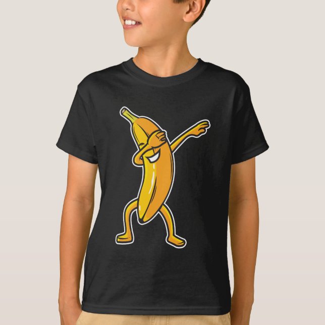 Camiseta Dabbing Banana Dab Funny Frutos (Anverso)