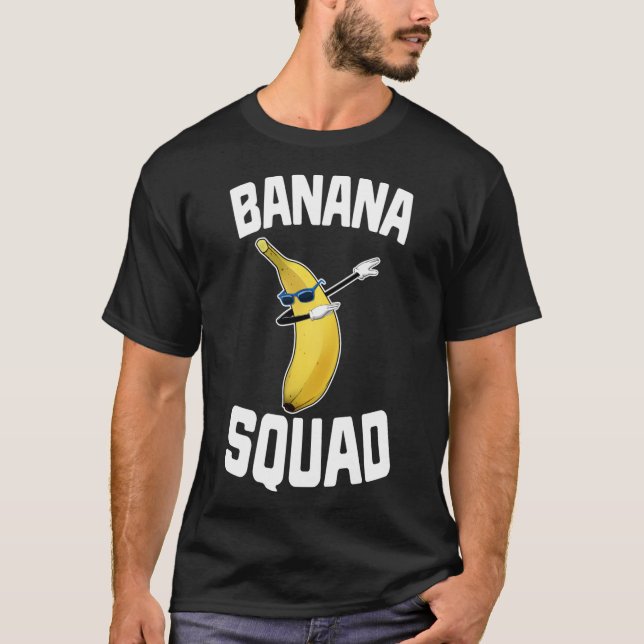 Camiseta Dabbing Banana Squad Fundido Fruta Ríptica Amarill (Anverso)
