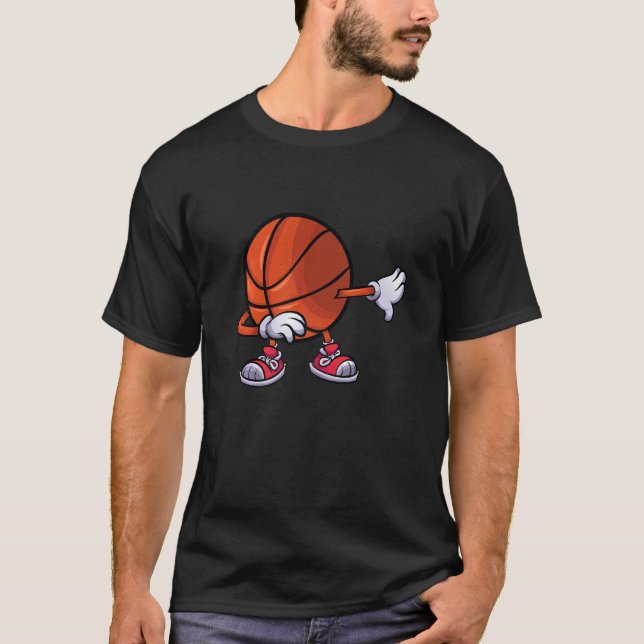 Camiseta Dabbing Basketball Dab Dance Basketball Bas (Anverso)