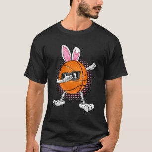 Camiseta Dabbing Basketball Easter Bunny Egny Boys Funny Gi