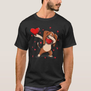 Camiseta Dabbing Beagle con máscara facial Funny Da de San 