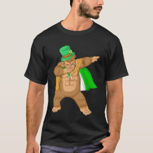 Camiseta dabbing bigfoot st patricys day