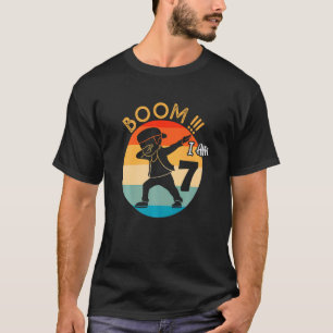 Camiseta Dabbing Boy 7.ª ropa de cumpleaños 7.ª edad