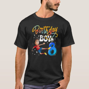Camiseta Dabbing Boy Jugador de fútbol de 8 años octavo cum