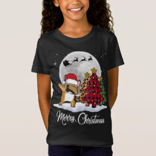 Camiseta Dabbing Bulldog francés Dab Dog Christmas Tree Fun