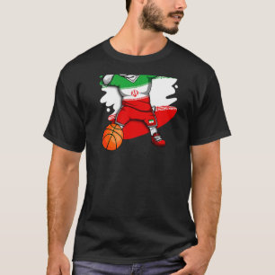 Camiseta Dabbing Bulldog francés Irán Ventilador de básquet
