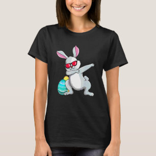 Camiseta Dabbing Bunny Easter Day Rabbit Eggings Hunting Da