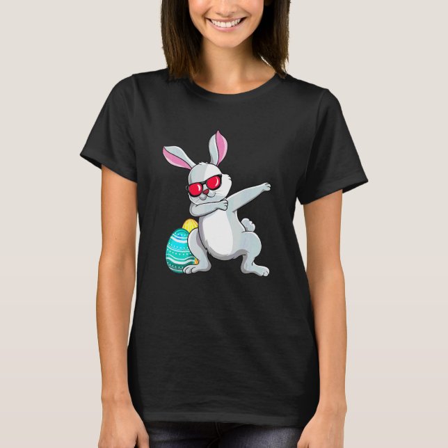 Camiseta Dabbing Bunny Easter Day Rabbit Eggings Hunting Da (Anverso)