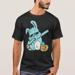 Camiseta Dabbing Bunny Rabbit Egg Hung Easter