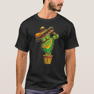 Camiseta Dabbing Cactus Cinco De Mayo Niños Mexicanos Ponch