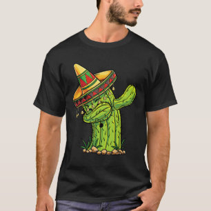 Camiseta Dabbing Cactus T Shirt Cinco De Mayo Niños Hombres