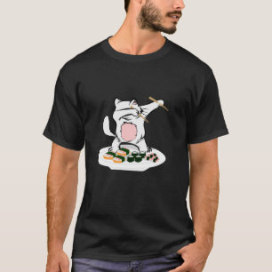 Camiseta Dabbing Cat para Chicas