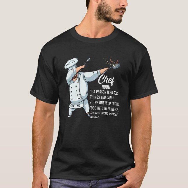 Camiseta Dabbing Chef Definition Restaurant Kitchen Cook Ch (Anverso)
